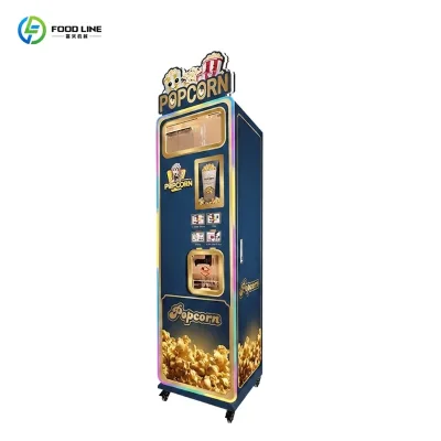 Low Power Standby Mode Continuous Working Exhibition Hall Retail Machine Popcorn Vending Machine
