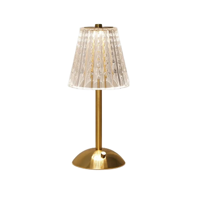 LED Crystal Table Lamp Romantic Atmosphere Light Touch Dimming Night Light USB Eye-Protection Reading Bedroom Lights