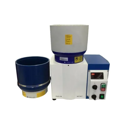 Precious Metal Surface Polishing Machine Jewelry Magnetic Polisher Disc Finishing Machine With 3 Barrels