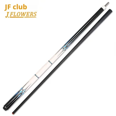Jjflower Advanced Private Cue Carbon Fiber Snooker Billiard Cues 1/2 Titanium Alloy Interface Small Head Elite Small Head 1/2