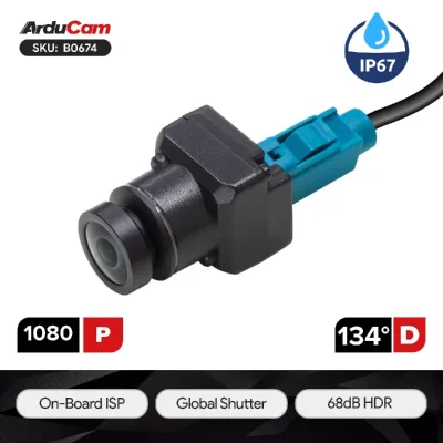 Chipboard Rapidrange 1080p Color Gmsl2 Camera Skub0674 , Ip67 Shutter Vision Module, 120 Fov Ip67rated Shutter Vision