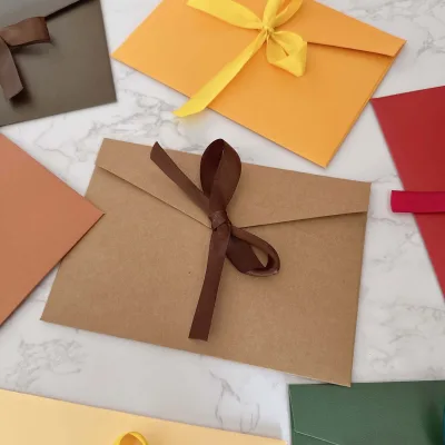 Wholesale Direct Selling Western - Style High-grade Pearl Paper Envelopes for VIP Invitation