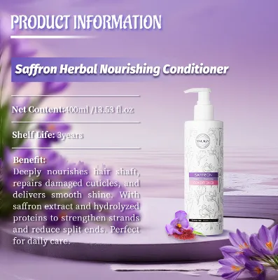 SNUKIA Hydrating Saffron Cream Conditioner for Dry/Damaged Hair-Repair Moisturizing & Anti-Frizz Benefits Instant Softness Shine