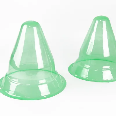 Wholesale Plastic Green Nursing Snail Pest Protect Garden Cloche Plants protection PET Garden Plant Bell Cloche Dome for Sale