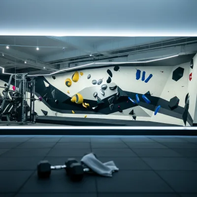 Professional Tournament Grade Lead Climbing Wall Applied in Various Sports Stadiums