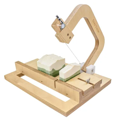 Wooden Professional Handmade Cold Process Soap Cutter Soap Cutting Machine with Steel Wire Knife