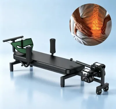 Leihu LH-Q-001 Electric Stainless Steel Whole Body Spine Stretching Device CE Certified Spinal Traction Machine Overseas Health