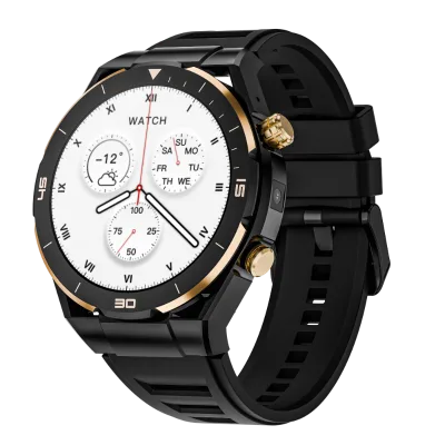 Huiers PG888 4G 1.54" Take Photo Screen Touch Heart Rate Sleep Tracker Nfc Massage Call Smart Watch
