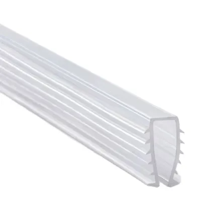 Jinsu OEM ODM Traditional Transparent Deluxe Header Seal Bathroom Shower Glass Door Sealing Strip Easy Installation 4-Year