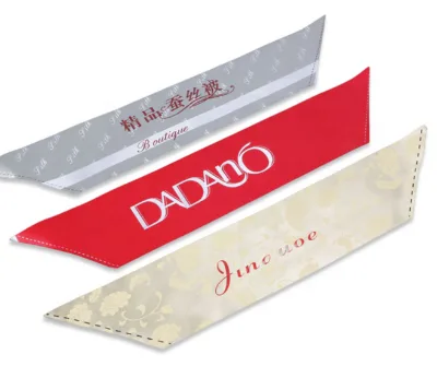 Logo Brand Name Custom Satin Printed Washable Mattress Printed Label Simmons Embroidery Tags Printed Label for Mattress