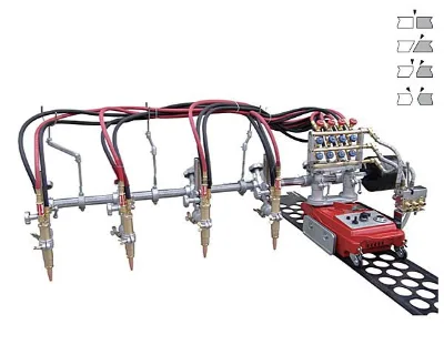 Hot Selling Multi Torch Straight Line Cutting Machine CNC Gantry Flame Cutter