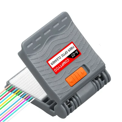 A-07 SC FTTH Multi-Core Optical Fiber Wiper Replaceable Nano-Cotton Pads Ergonomic Design Portable Fiber Coating Residue Remover