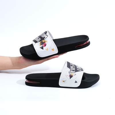 Men's Summer Air Cushion Slides Anti-Slip Slippers for Comfort and Stability
