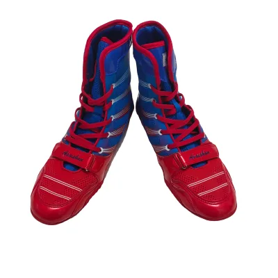 Sample Free Shipping Woosung Breathable Wrestling Boots Sneakers Wrestling Boxing Shoes
