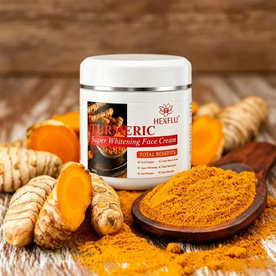 Hot Sale 500g  Turmeric Super Whitening Face Cream  Anti Acne  and Brightening Face Cream