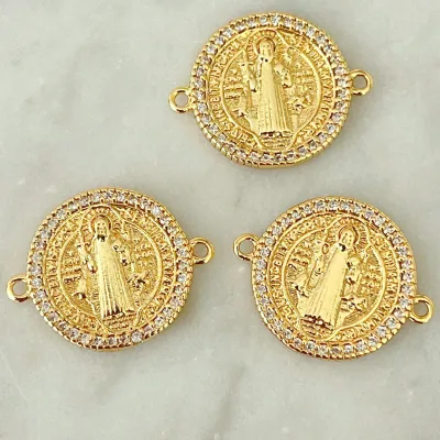 2022 Fashion Design Connector for Bracelet Religious Charm