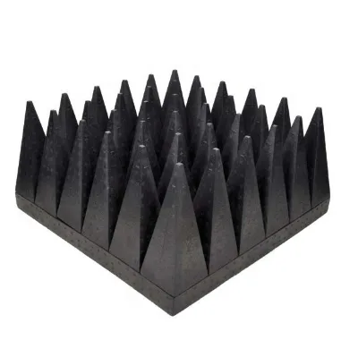 HM-BPA series 80MHz to 40GHz broadband Polypropylene pyramid absorber materials for Microwave chamber and Antenna chamber