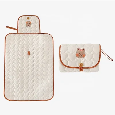 Eco-Friendly Soft Ins Baby Portable Chang Diaper Newborn Changing Mat Multifunctional Baby Diaper Changing Table Pad