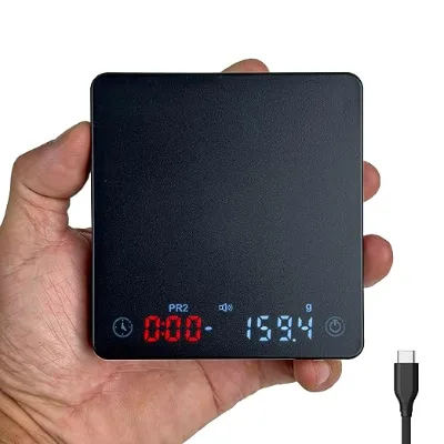 Intelligent 2kg Digital Kitchen Scale Mini LED Electronic Coffee Scale with Charging Function New Electric Mini Kitchen Scales