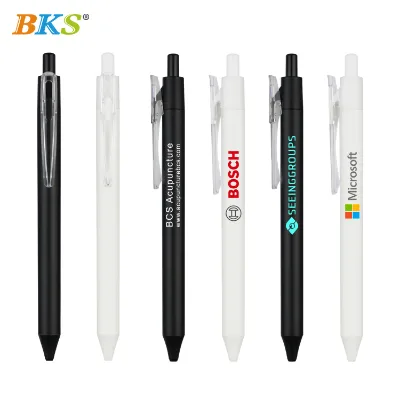 In Stock Wholesale Quick Drying Water-based Black Ink Gel Pen 0.5mm Writing Width Custom Logo Signature Pen Plastic Erasable