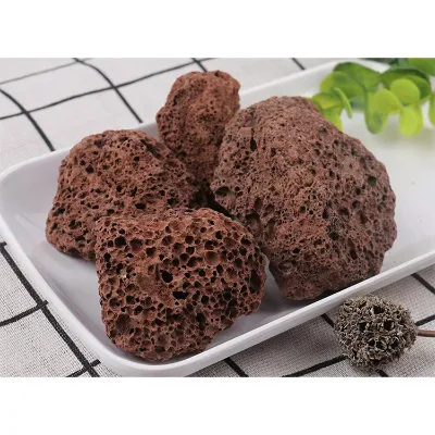 Factory Direct Supply Large Natural Black Lava Stone Volcanic Rock for Paper Chemicals & Petroleum Additives