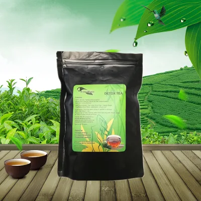 Organic Detox Fat Burn Tea with Vitamins Factory Priced Slimming Herbs Blend No Side Effects
