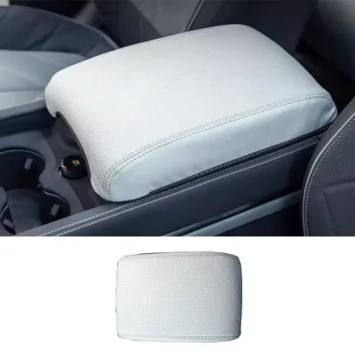 Full Coverage Center Armrest Box Protector Cover for Denza B5, Nappa Leather, OEM Original Color, Scratch Resistant