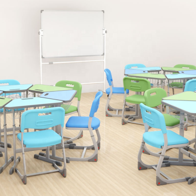 Portable Magnetic Whiteboard for Teachers Adjustable Height Whiteboard Double-sided Mobile Whiteboard