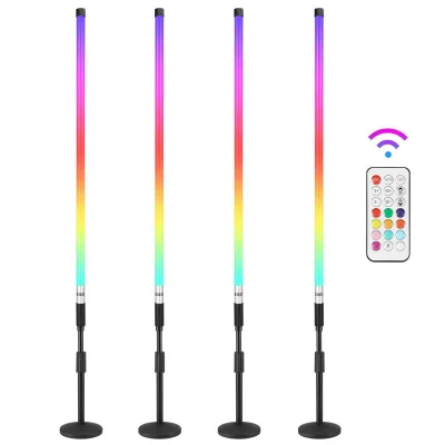 100cm PRO DJ Bar Stick RGBW Colorful Flashing LED Light with Stand IP65 Landscape Lighting for Stage Shows