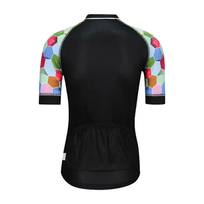 Custom Summer Anti-UV Cycling Jersey Pro Team Crazy Bike Shirt Seamless Comfortable Cycling Speed Suit Jersey