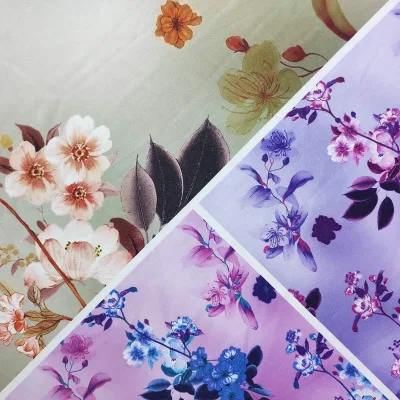Custom Digital Print Polyester Fabric for Dresses