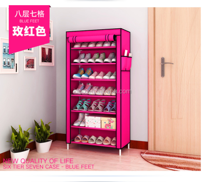 Shoe Storage Rack Easy to Assemble Double Raw Custom 50 Pair 100 Pair Shoe Rack