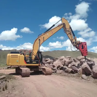 New Excavator Attachment Break Hammer for 12-20T Crawler Excavators with Remote Monitoring System Farm Use
