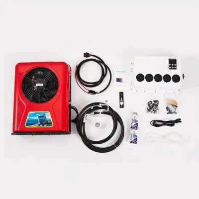 12 Volt Air Conditioner HVAC 12 Volt Semi Truck Tractor Cab Air Conditioner R134a Airconditioning Unit for Crane Cabin RV Constr