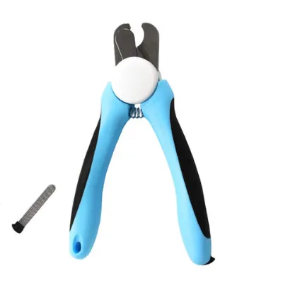 Dog Cat Pets Nail Clippers and Trimmers with Safety Guard to Avoid Over Cutting Free Nail File