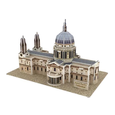 41 PCS St. Pauls Cathedral Model 3D Paper Puzzles Cathedral for Children