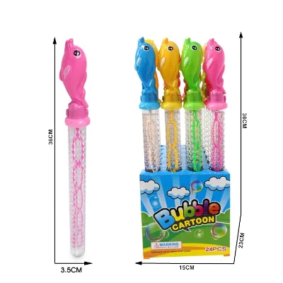 Hot Dolphin Bubble Wand Soap Bubble Water Kids Toys