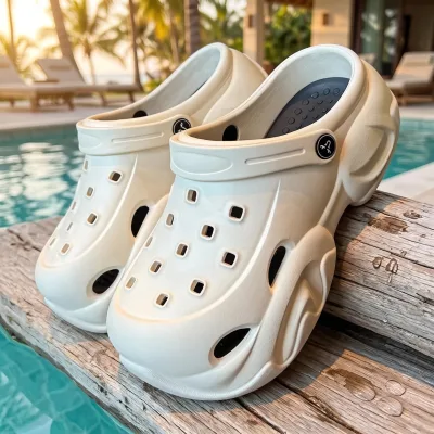 Chaussures Femme Women's Summer High-Rise Platform Beach Sandals Thick-Soled EVA Non-Slip