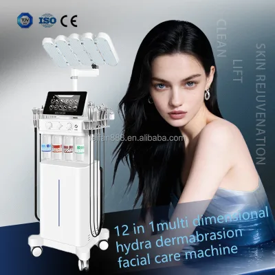 12 in One Multi-dimensional Hydrogen Oxygen Facial Care, Multifunctional Cleaning and Anti-aging Beauty Equipment