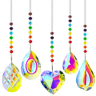 Modern K9 Crystal Decorative Window Gift New Product Sun Rainbow Catcher Cross-Border Supply