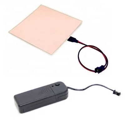 Electroluminescent light cuttable 12V EL panel with inverter paper neon sheet