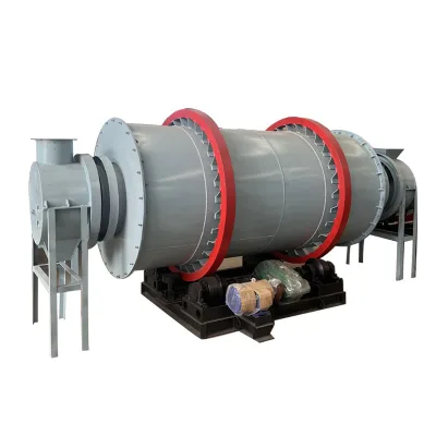 Organic Fertilizer Chicken Manure and Wine Lees Drum Dryer Industrial Sand Mineral Dust Coal Slime Wood Chip Dryer