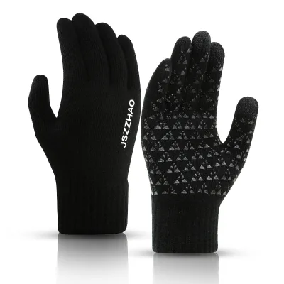 Winter Warm Racing Gloves Windproof Touch Screen Cycling Motorcycle Gloves Wholesale Black Other Sports Gloves