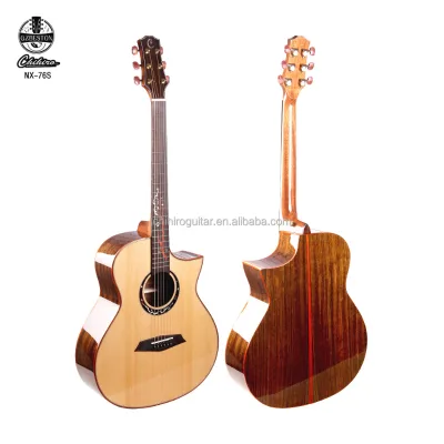 Solid Spruce Acoustic Guitar Factory Price Cutaway Acoustic Guitar