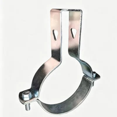 Adjustable Pear Shape Clevis Pipe Hanger Zinc Plated Steel Pipe Suspension Clamp for Plumbing Ductwork