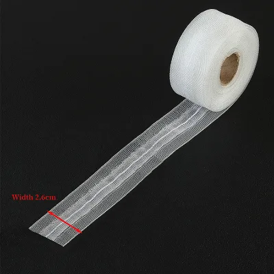 High-quality 3mm S-shaped Folding Curtain Accessories, High-precision Nylon Curtain Tape Suitable for Curtain Tracks.