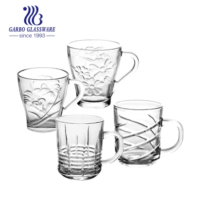 8oz Bulk Small Glass Coffee Drinking Mug