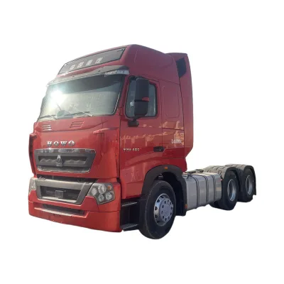 HOWO 6x4 460HP Used Tractor Truck Left Hand Drive 10 Wheels Heavy Duty Chassis for Extra Heavy Haulage Mining
