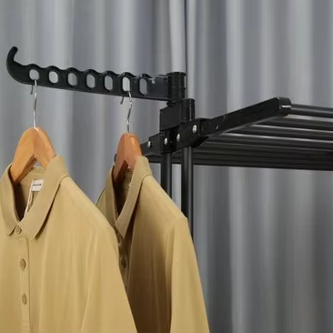 Foldable Clothes Drying Rack Convenient Home & Outdoor Use Space-Saving Design