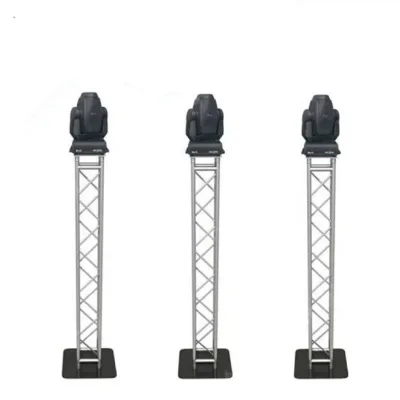 Dj Event Stage Concert Square Mobile Head Lighting Inverted Mobile Head Lighting Aluminum Alloy Truss Stand